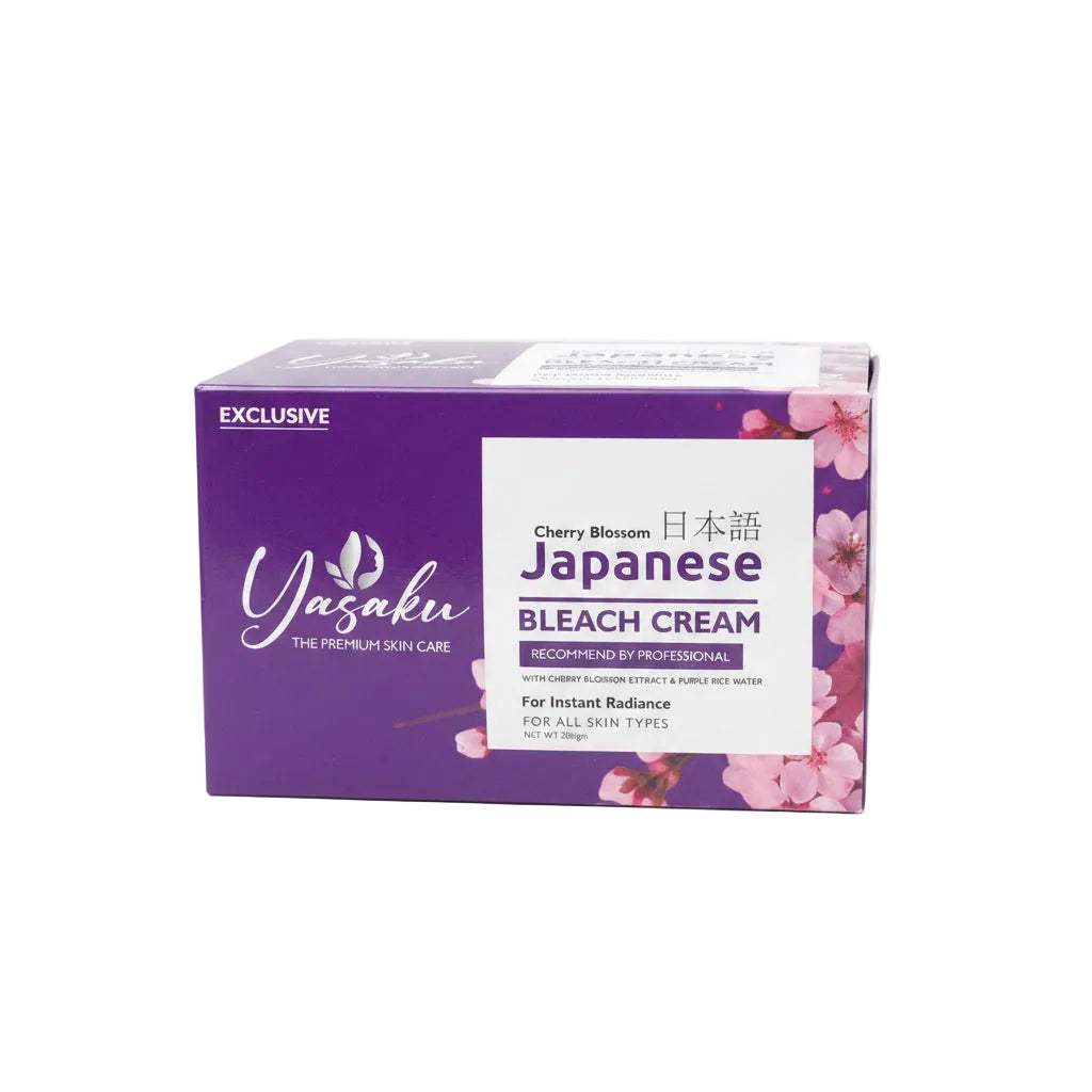 YASAKU CHERRY BLOOSAM JAPANESE BLEACH CREAM (300G)