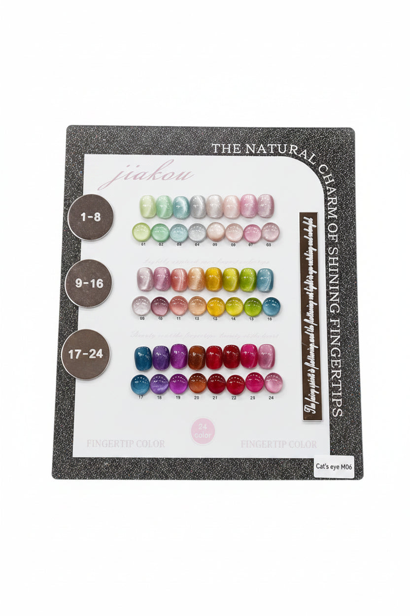 JIAKOU CAT EYE GEL POLISH SET (24 PCS)