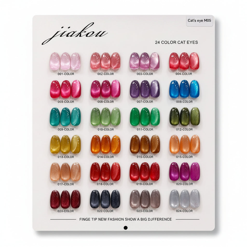 JIAKOU CAT EYE GEL POLISH SET (24PCS)