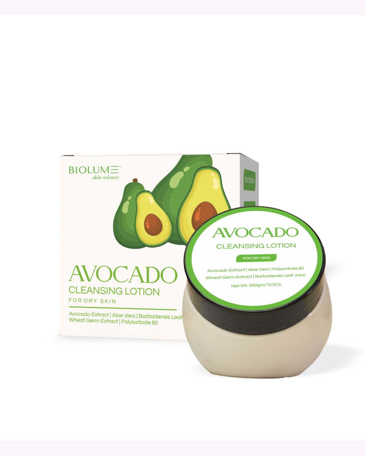 BIOLUM AVOCADO CLEANSING LOTION FOR DRY SKIN