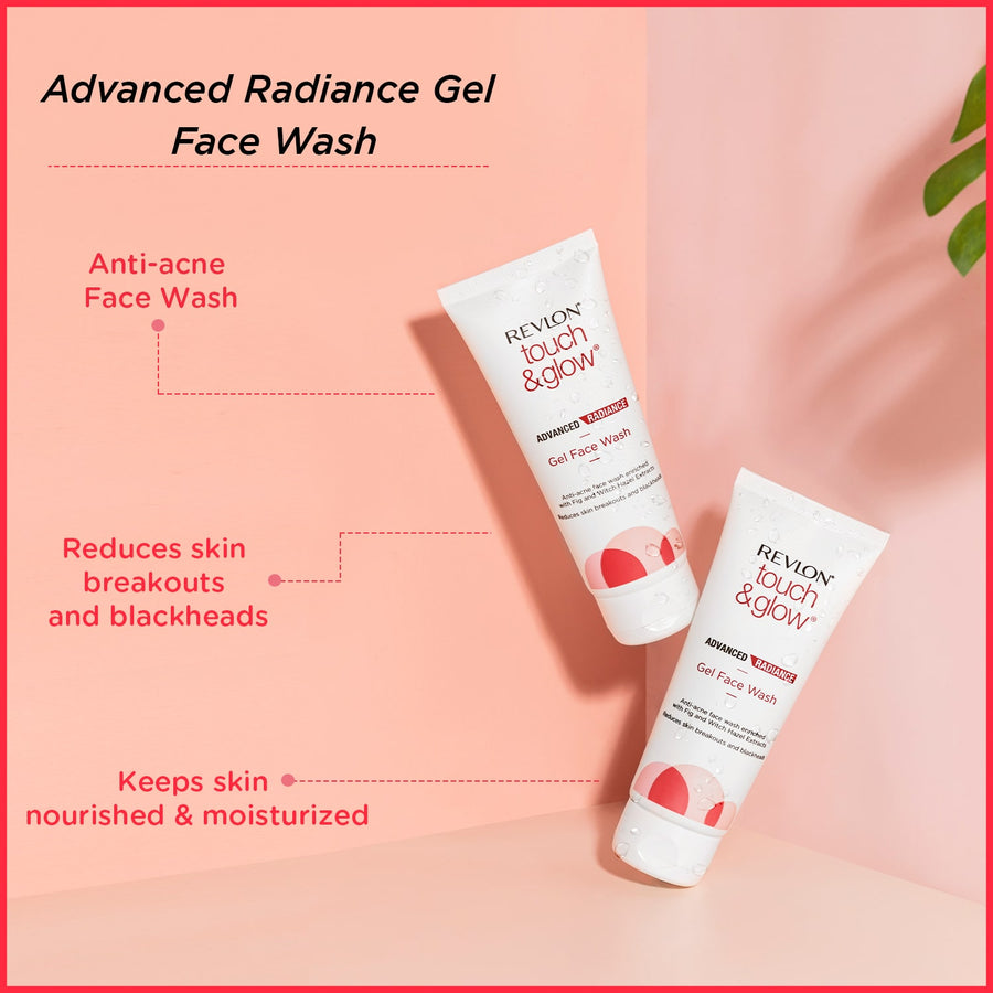 REVLON TOUCH & GLOW GEL FACEWASH (100ML)