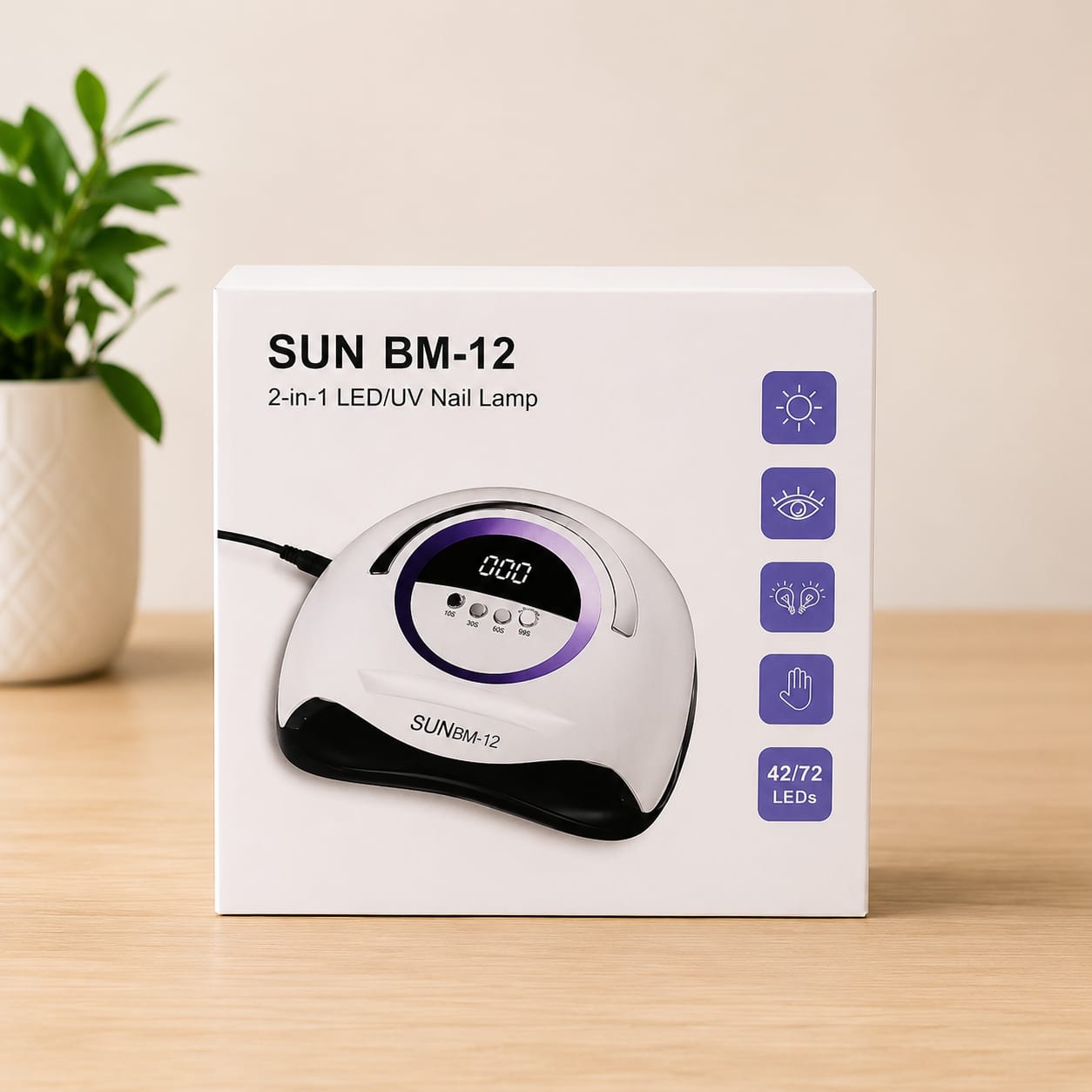 SUN BM-12 (2-in-1) UV/LED NAIL LAMP