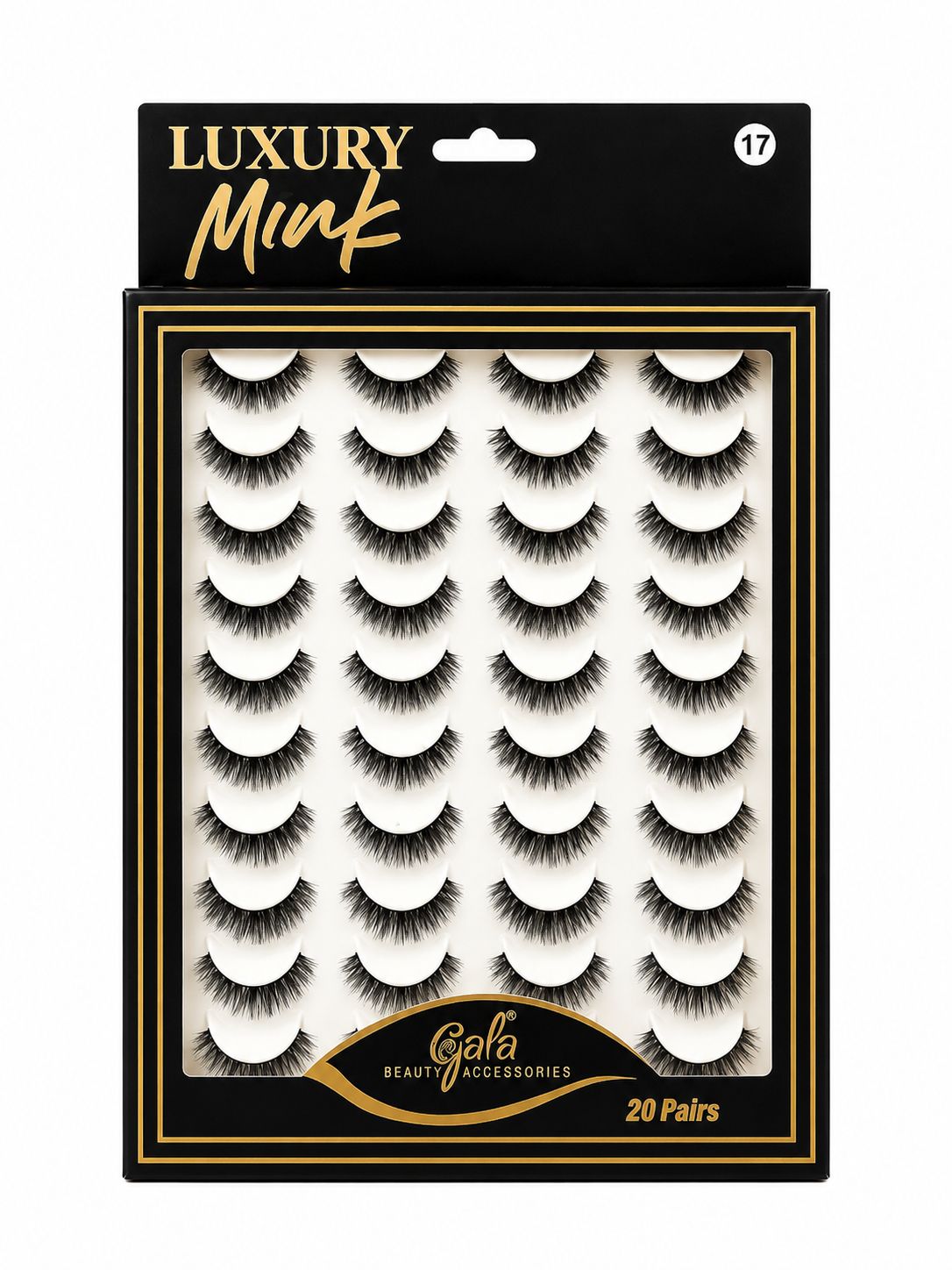 GALA EYELASHES 20 PAIRS (17no)