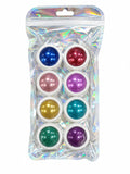 8 MULTICOLORED METALLIC NAIL ART CHROME