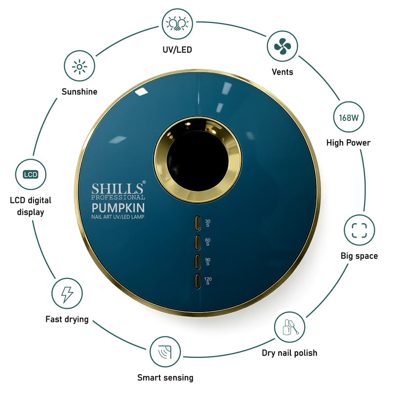 SHILLS PROFESSIONAL PUMPKIN NAIL ART UV LED LAMP
