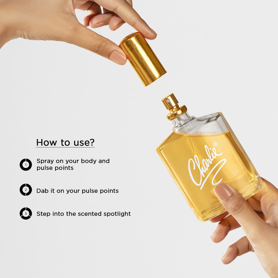 REVLON CHARLIE GOLD PERFUME
