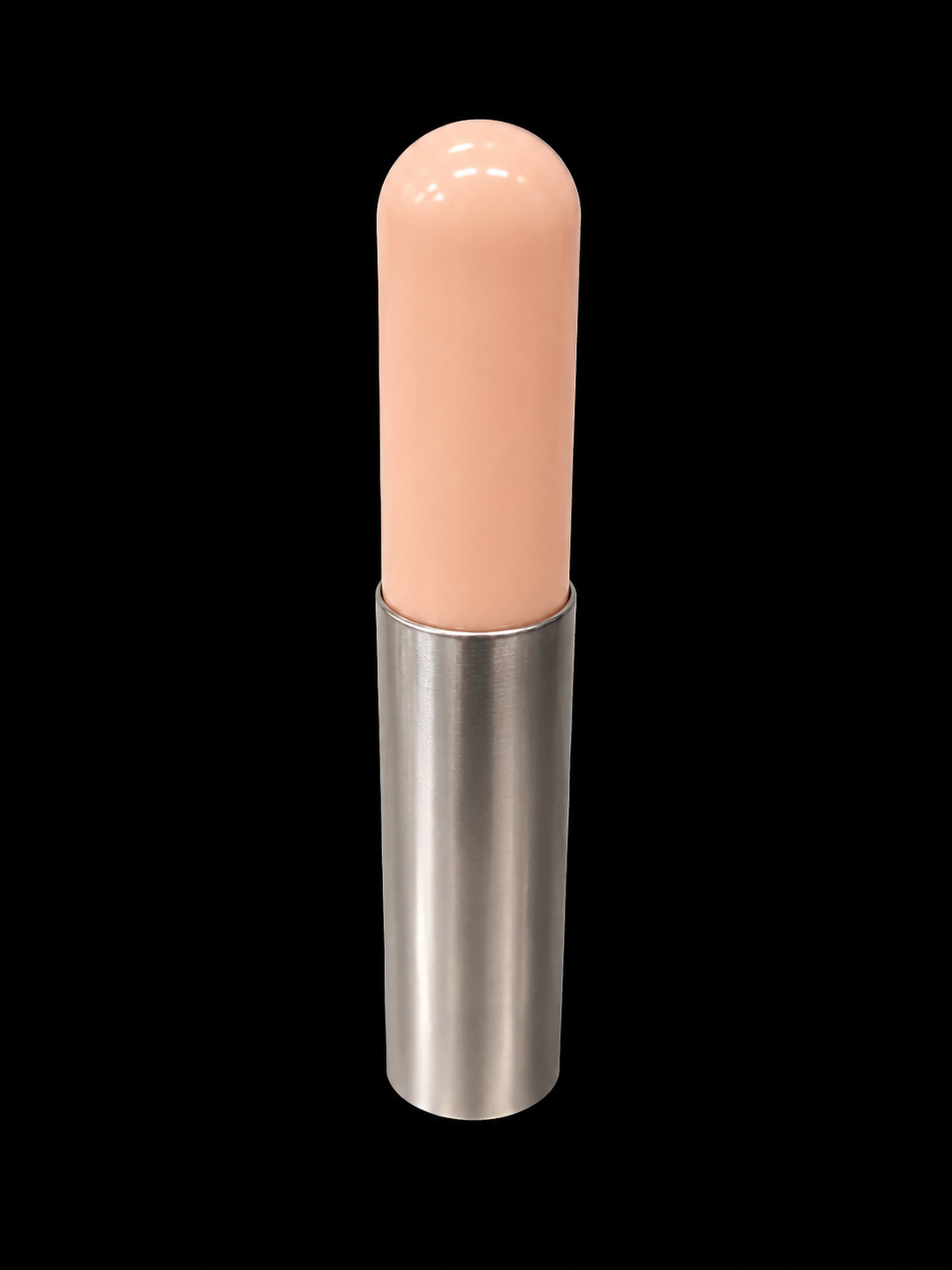 SILICONE LIP APPLICATOR BRUSH WITH A PROTECTIVE CAP