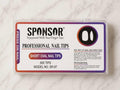 SPONSOR SHORT OVAL NAIL TIPS (600TIPS)
