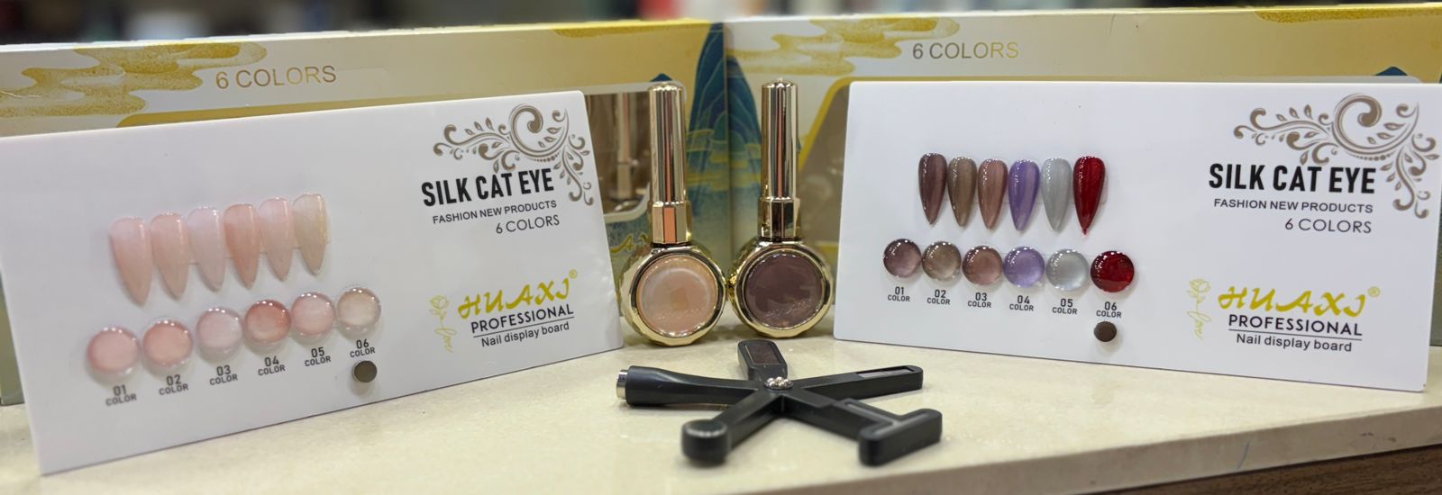 6 CAT EYE + 6 NUDES SHADE SET +MAGNET FREE