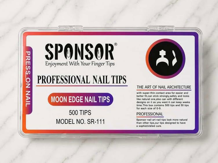 SPONSOR  MOON EDGE NAIL TIPS (500TIPS)