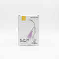 DUAL-HEAD LED CLIP-ON UV LAMP WITH FLEXIBLE GOOSENECK ( WHITE)