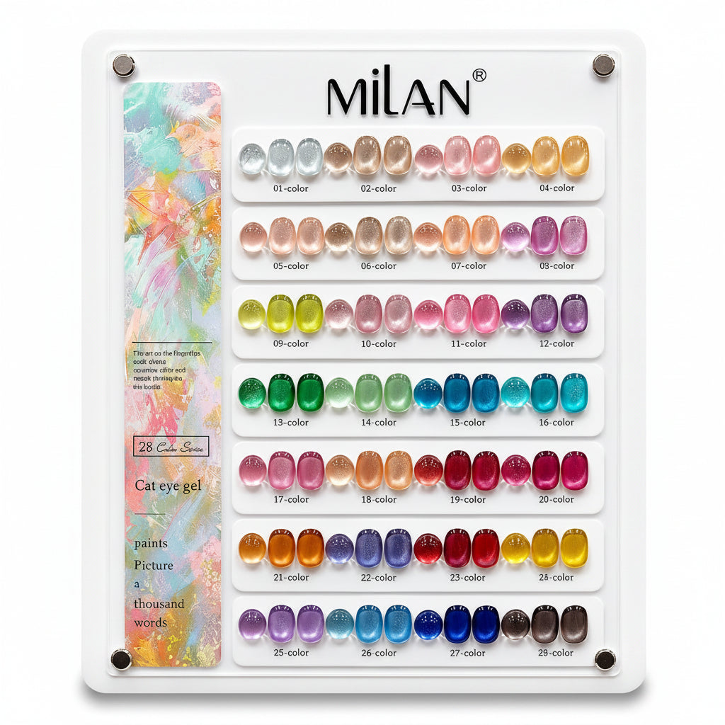 MILAN CAT EYE GEL POLISH SET (28PCS)