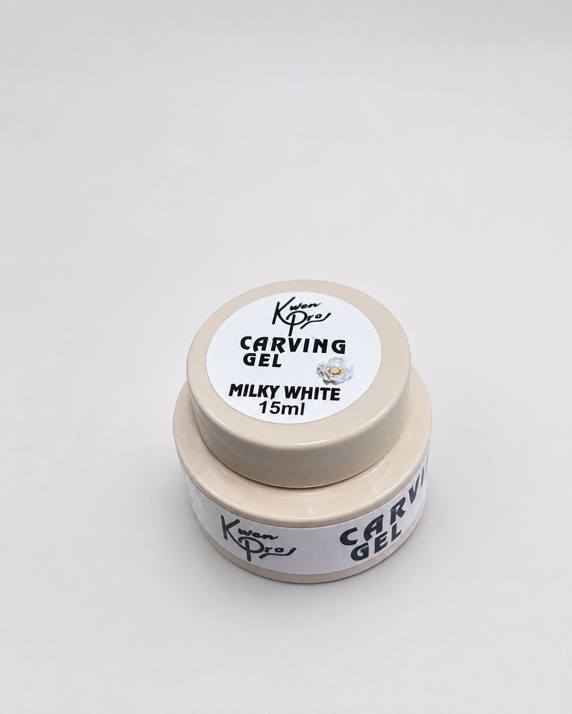KWEN PRO CARVING GEL MILKY WHITE (15ML)