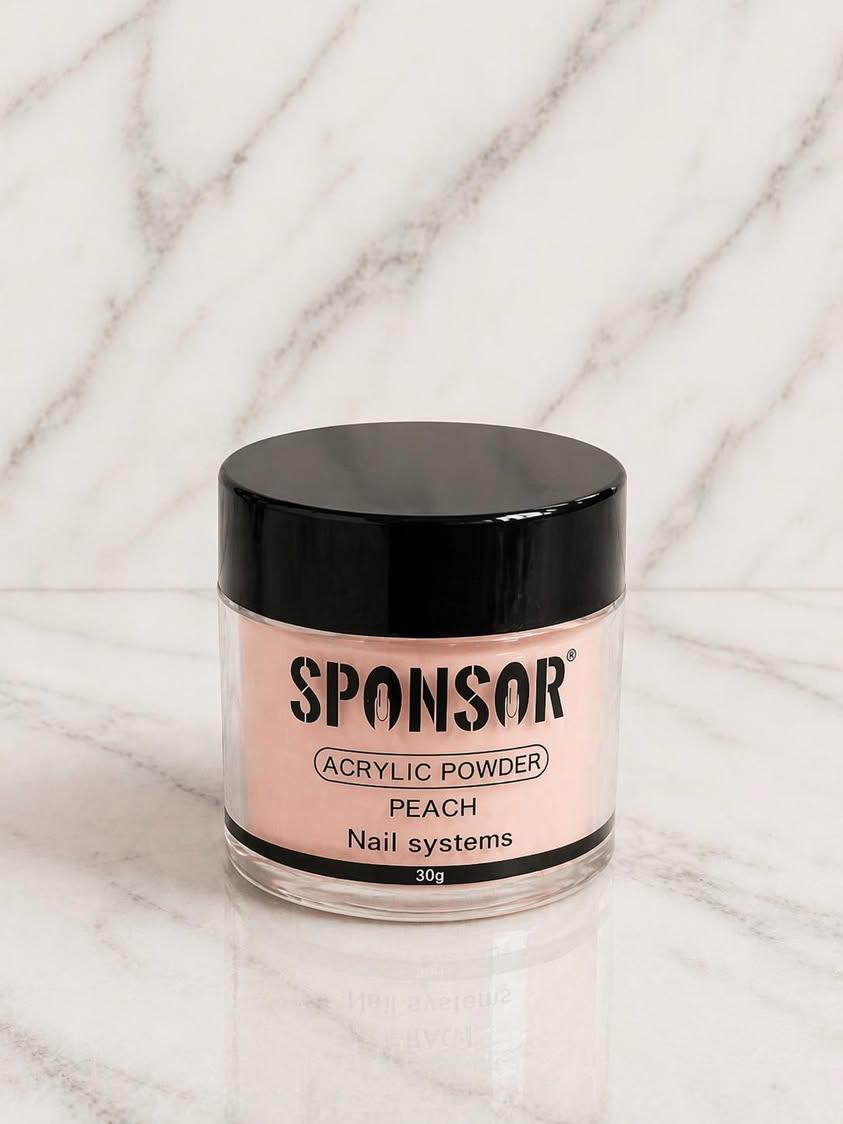 SPONSOR ACRYLIC POWDR PEACH (30G)