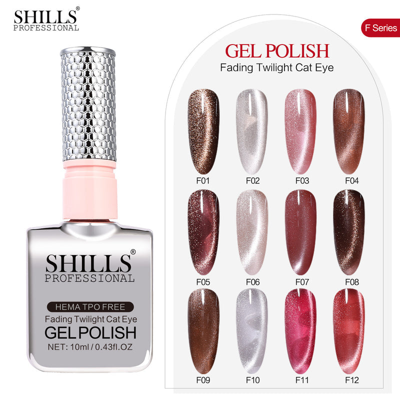 SHILLS PROFESSIONAL FADING TWILIGHT CAT EYE GEL POLISH SET