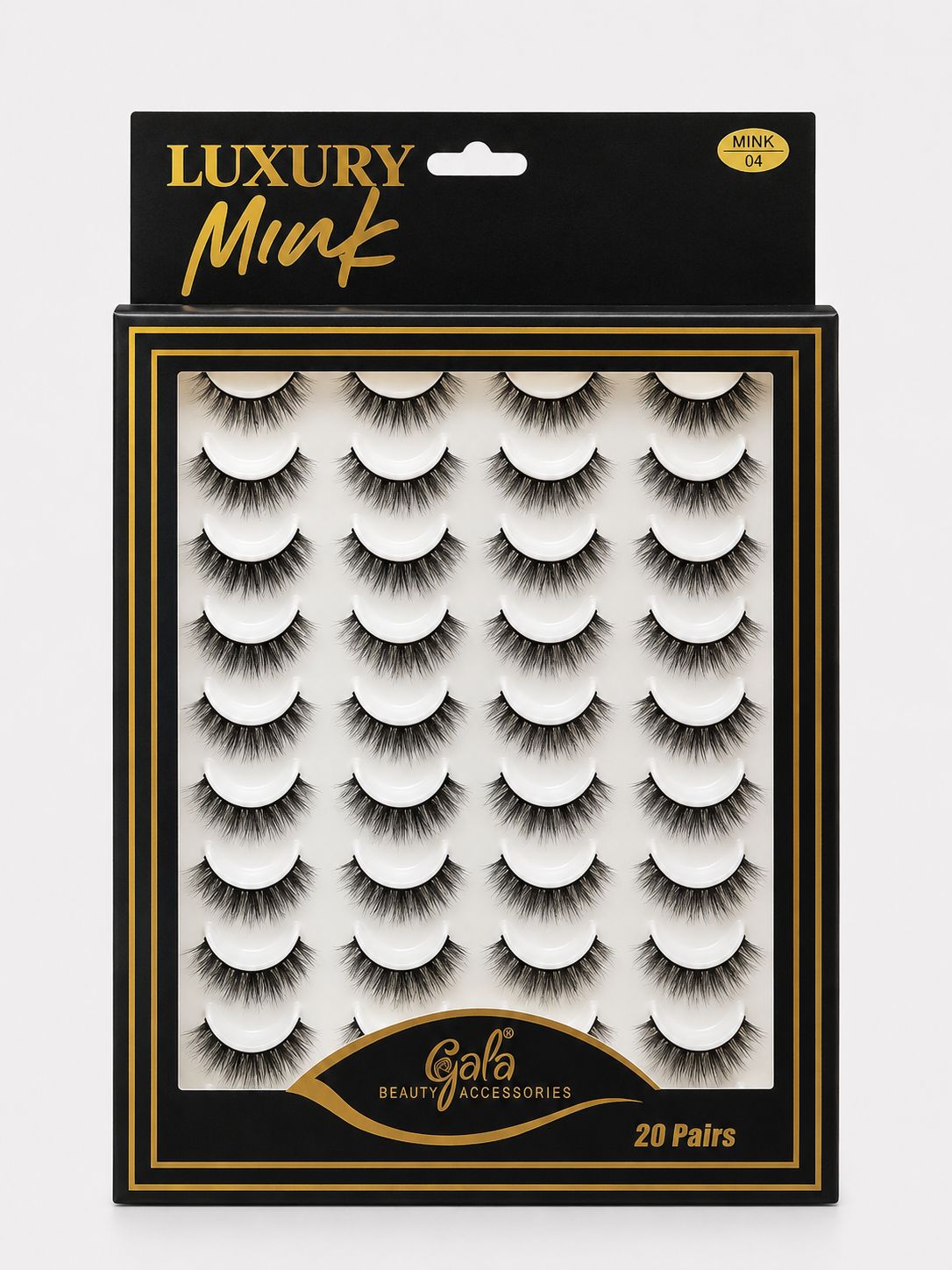 GALA EYELASHES 20PAIRS (MINK 04)