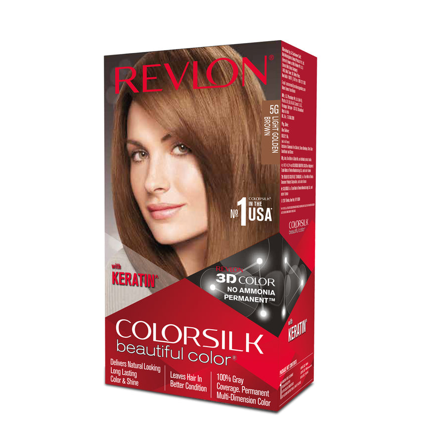 REVLON COLORSILK BEAUTIFUL COLOR PERMANENT HAIR DYE (5G)