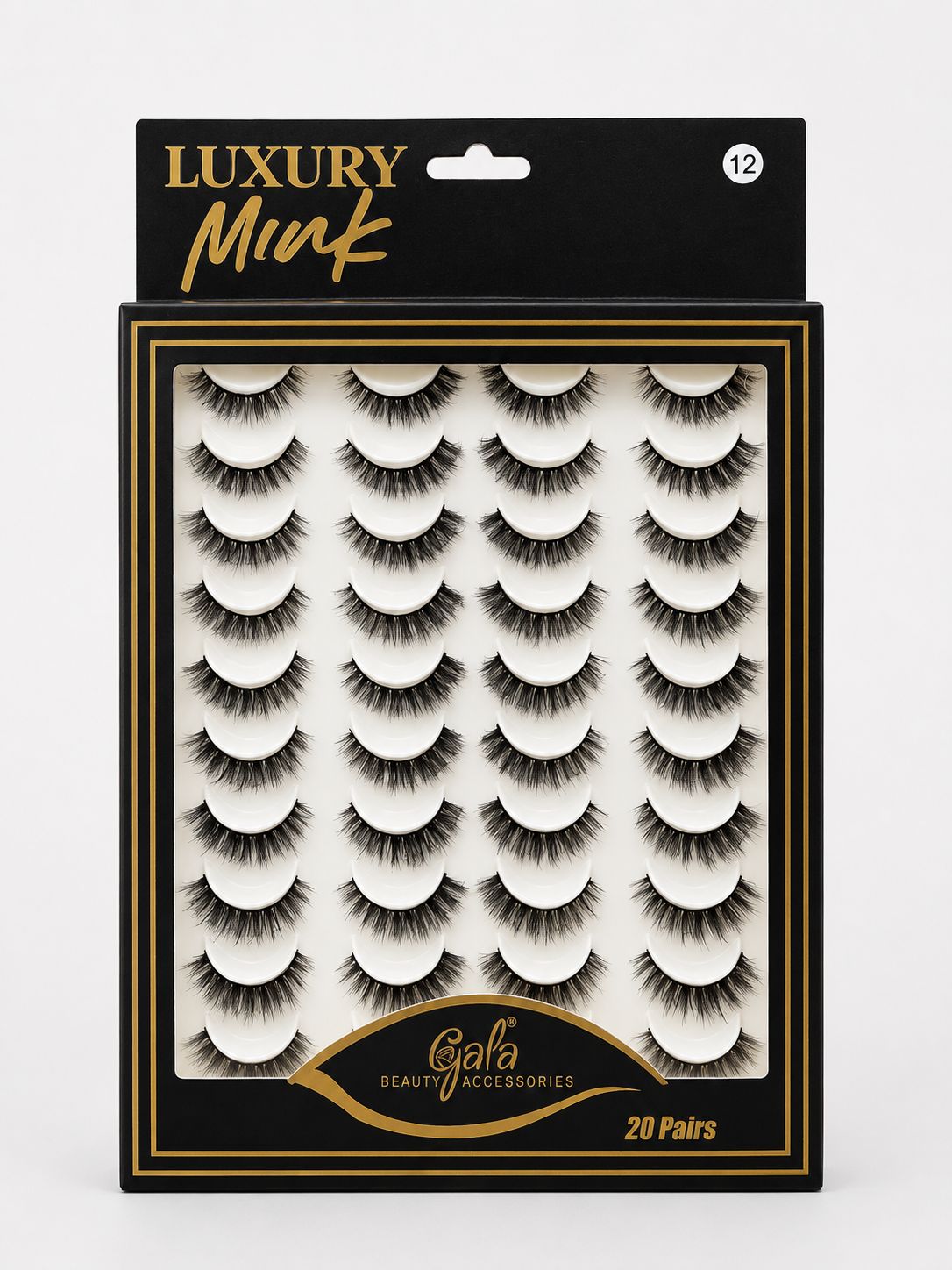 GALA EYELASHES 20PAIRS (12no)