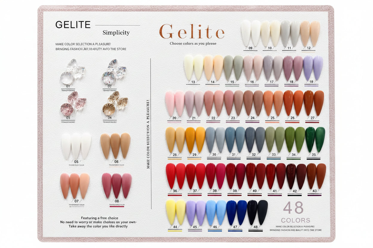 GELITE CAT EYE GEL POLISH SET (48 PCS)