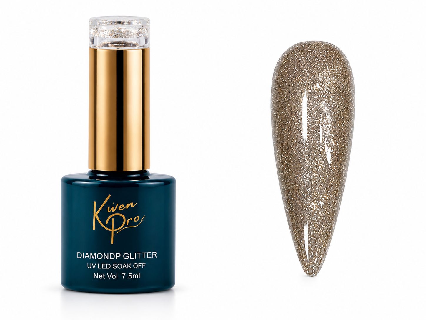 KWEN PRO DIAMOND GLITTER CAT EYE GEL POLISH  63 NO