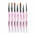 SHILLS PROFESSIONAL NAIL ART BRUSH SET PINK