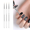 SHILLS PROFESSIONAL KOLINSKY NAIL ART BRUSH 3PC SET
