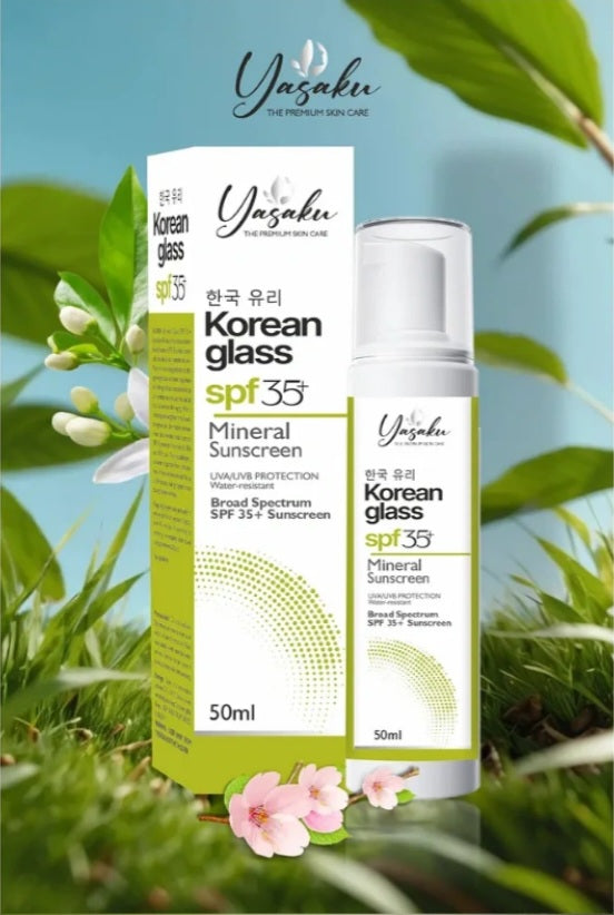 YASAKU KOREAN GLASS SPF35 MINERAL SUNSCREN (50ML)