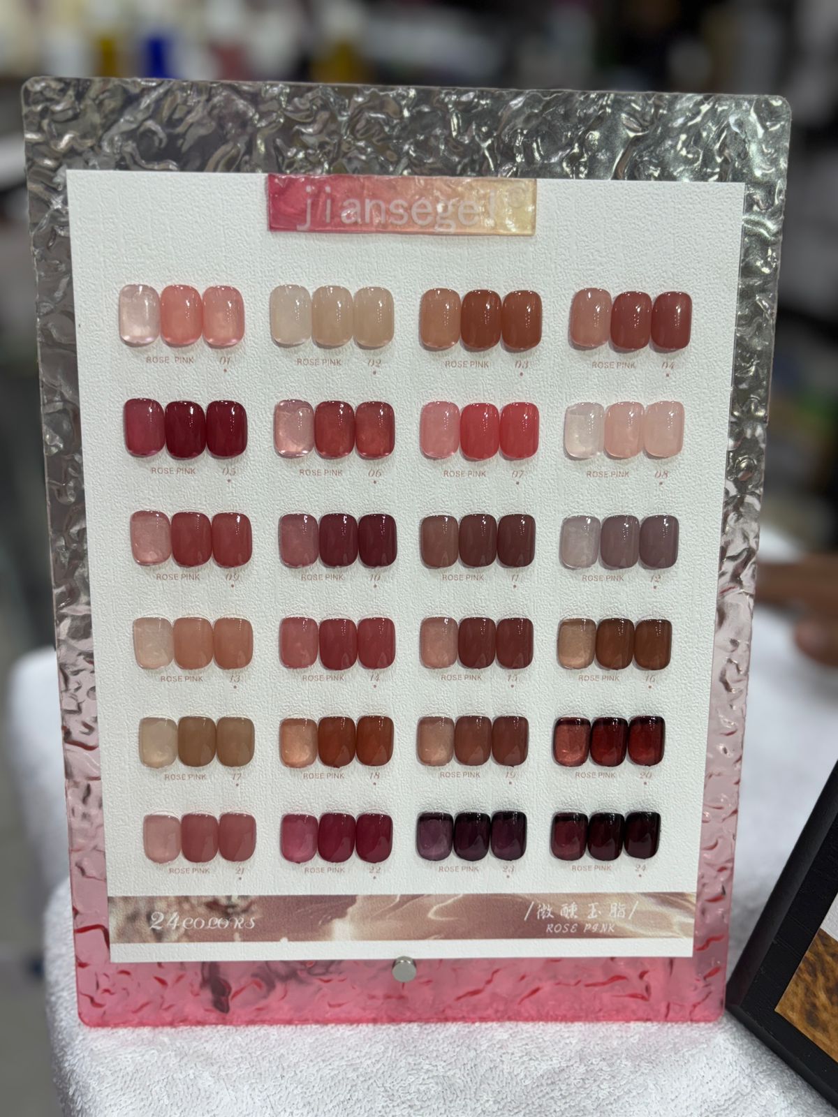 JIANSE PINK BROWN NUDE SET 24PC SET