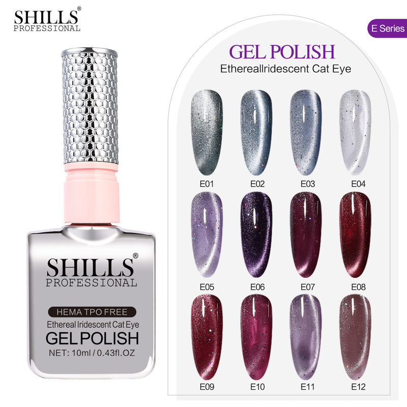 Shills Professional Ethereal Iridescent Cat Eye Gel  12 Polish Set