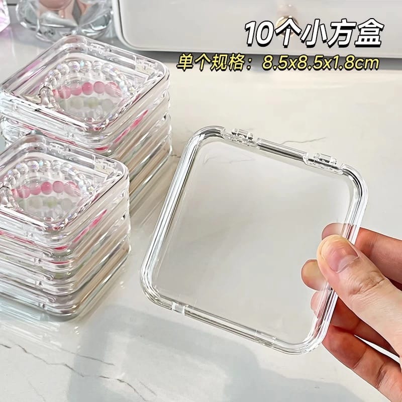 NAIL PRESS ON CASE 10PC SET