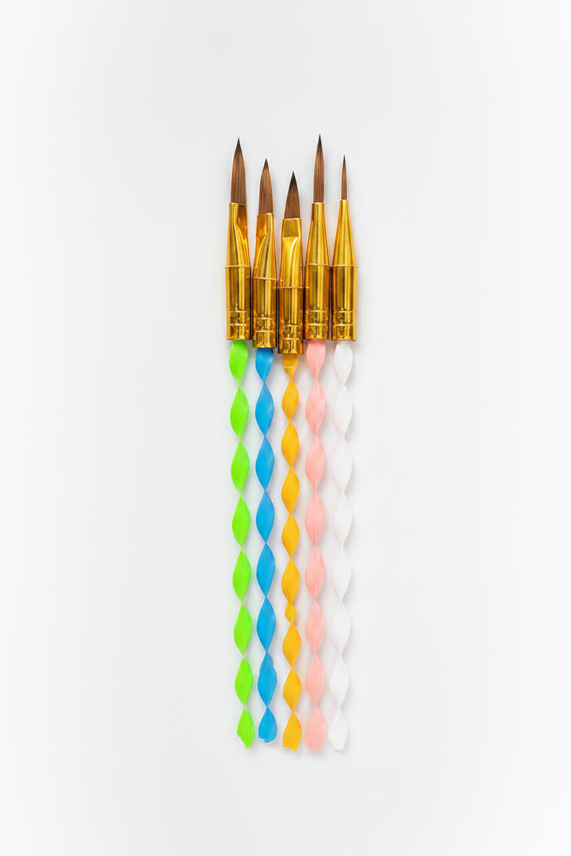 ACRYLIC NAIL BRUSH 5PCS SET
