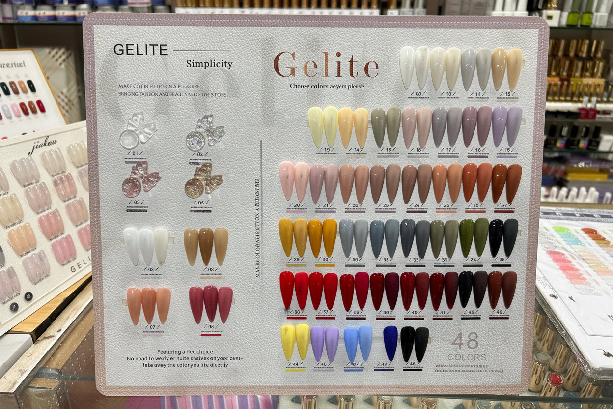 GELITE GEL POLISH SET (48 COLORS)