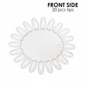SHILLS PROFESSIONAL NAIL ART PRACTICE WHEEL (CLEAR)