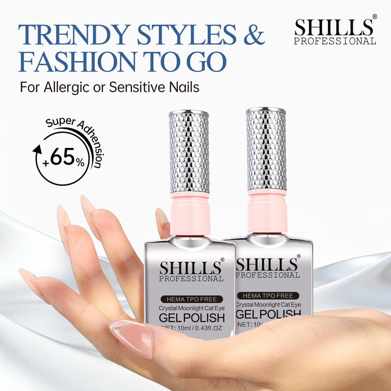 SHILLS PROFESSIONAL CRYSTAL MOONLIGHT CAT EYE GEL POLISH SET