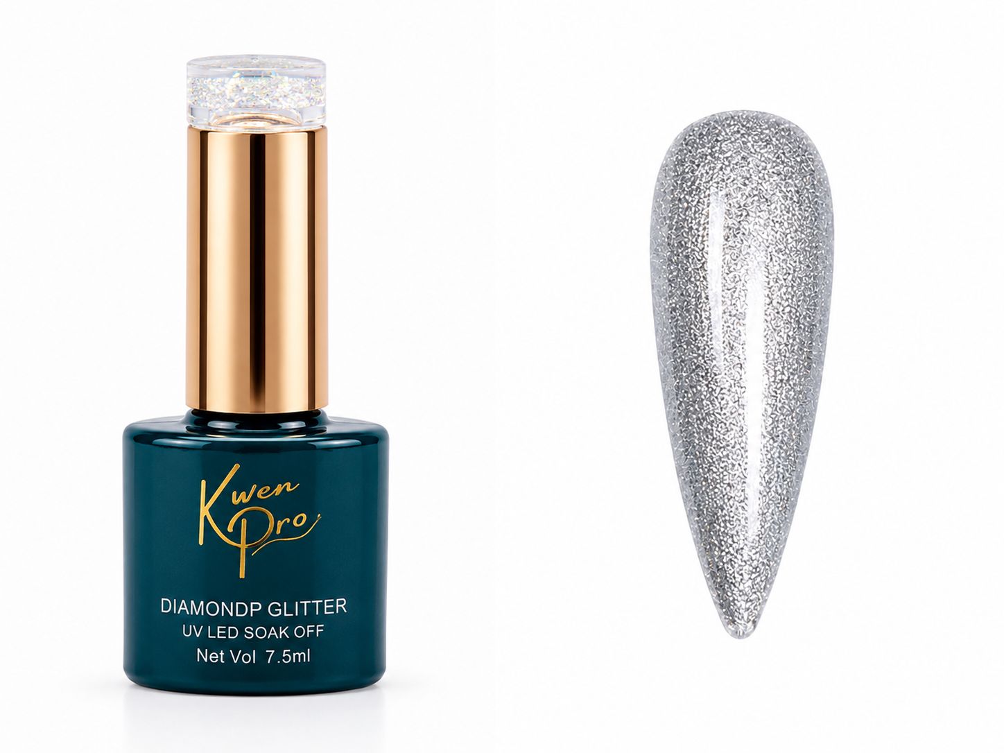 KWEN PRO DIAMOND GLITTER CAT EYE GEL POLISH  61 NO