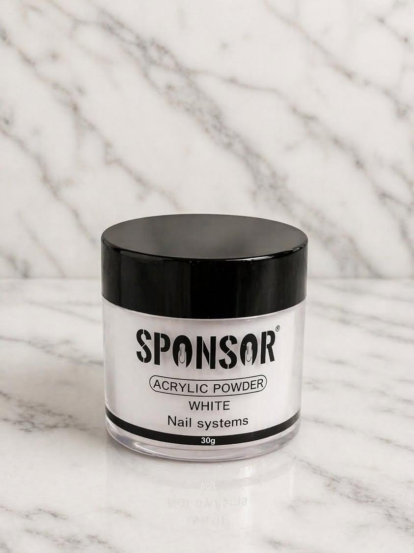 SPONSOR ACRYLIC POWDR WHITE (30G)