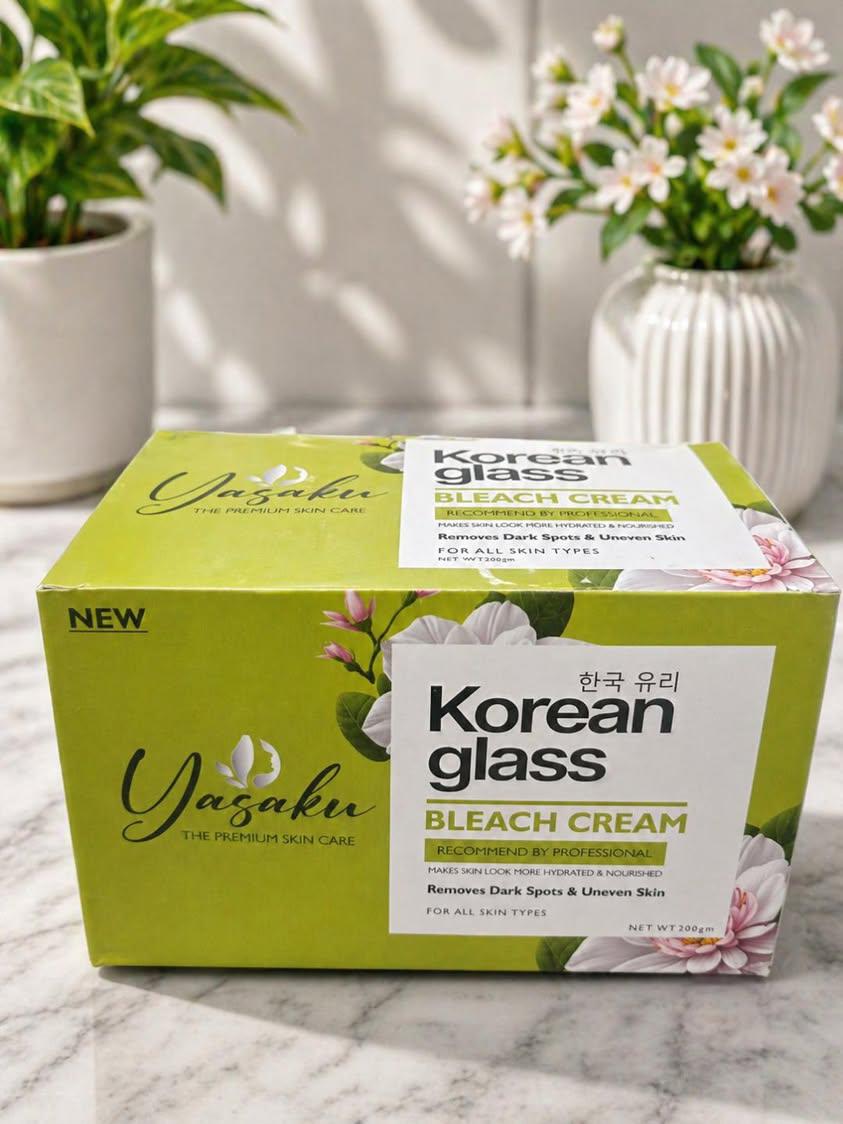 YASAKU KOREAN GLASS BLEACH CREAM (300G)