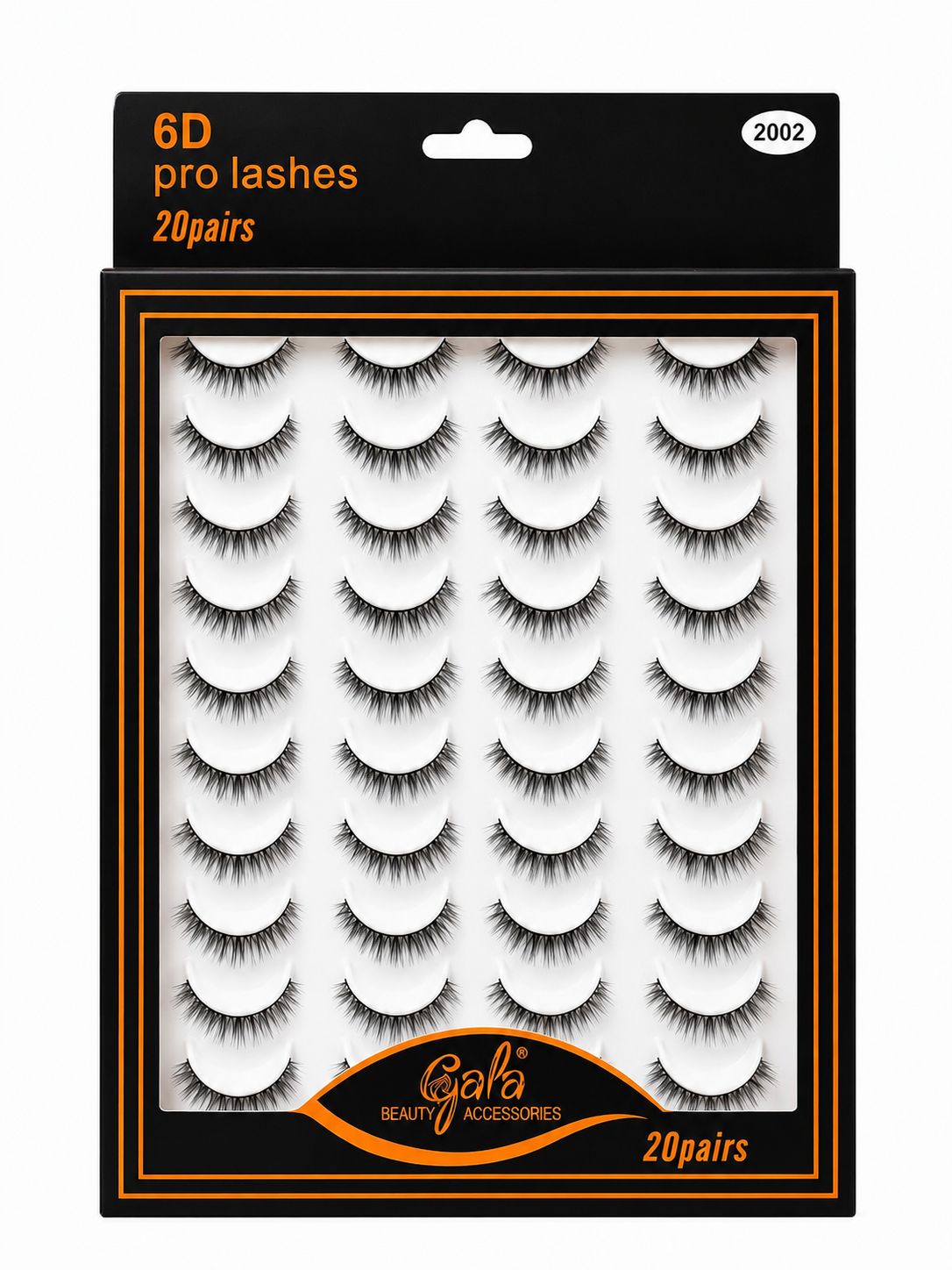 GALA EYELASHES 20PAIRS (2002 no)