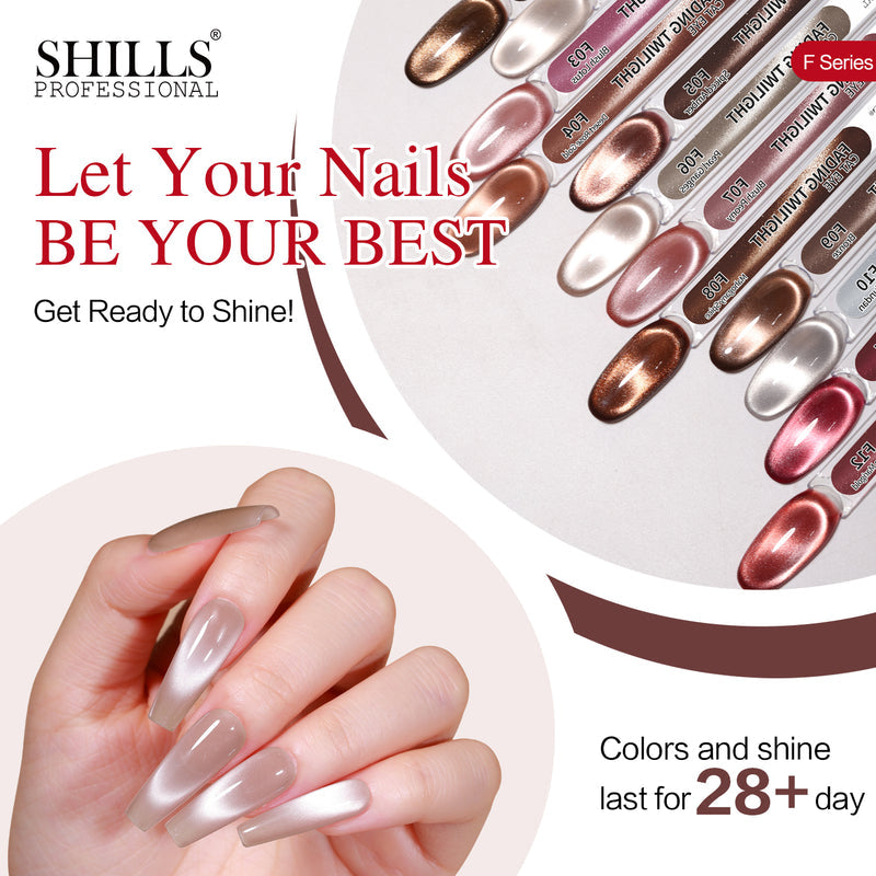 SHILLS PROFESSIONAL FADING TWILIGHT CAT EYE GEL POLISH SET