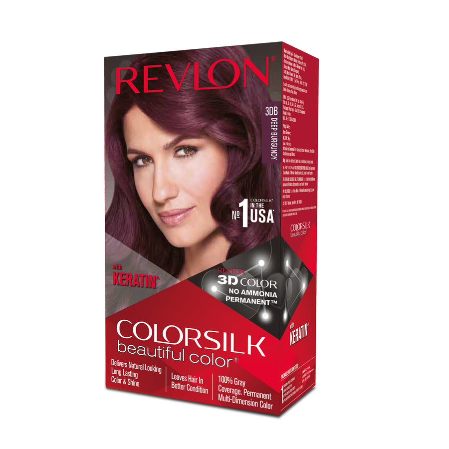 REVLON COLORSILK BEAUTIFUL COLOR PERMANENT HAIR DYE (3DB)