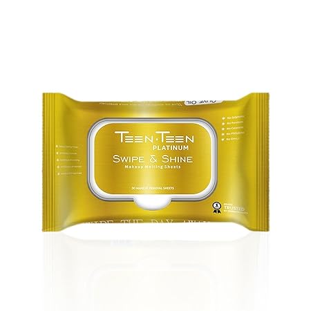 TEEN TEEN SWIPE & SHINE  MAKEUP  REMOVER WIPES
