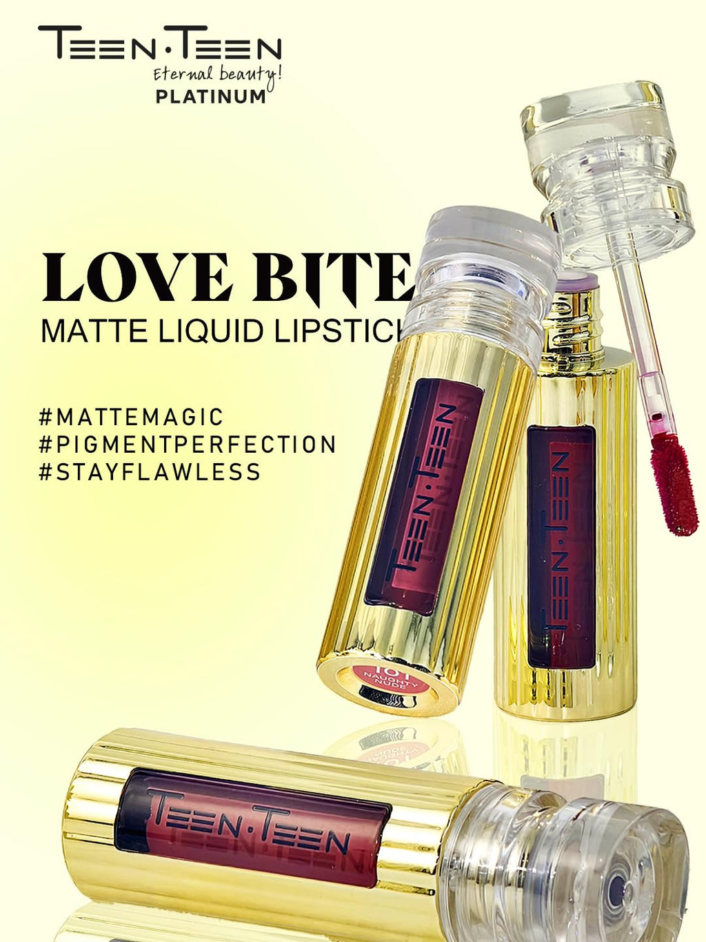 TEEN TEEN LOVE  BITE MATTE  LIQUID LIPSTICK  (OT01)